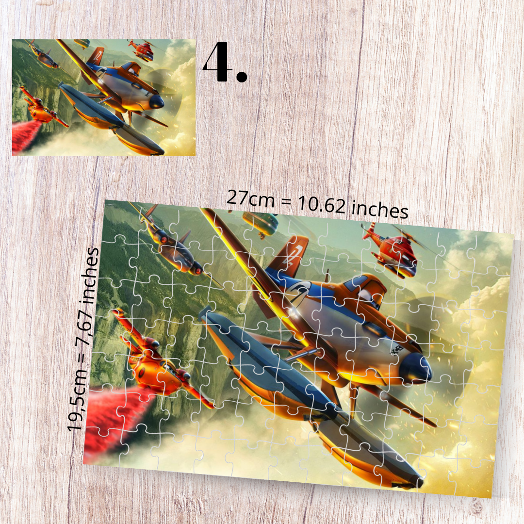 Puzzle 88 elementów – Samoloty / Planes