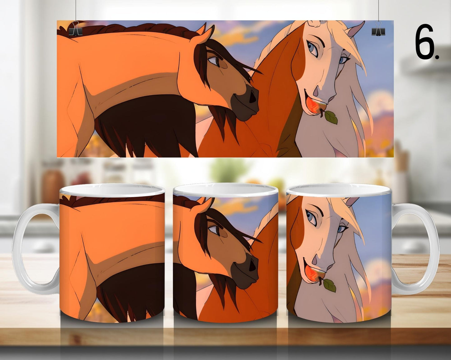 Spirit: Stallion of the Cimarron | 100% CERAMIC MUG, 11Oz = 330ml