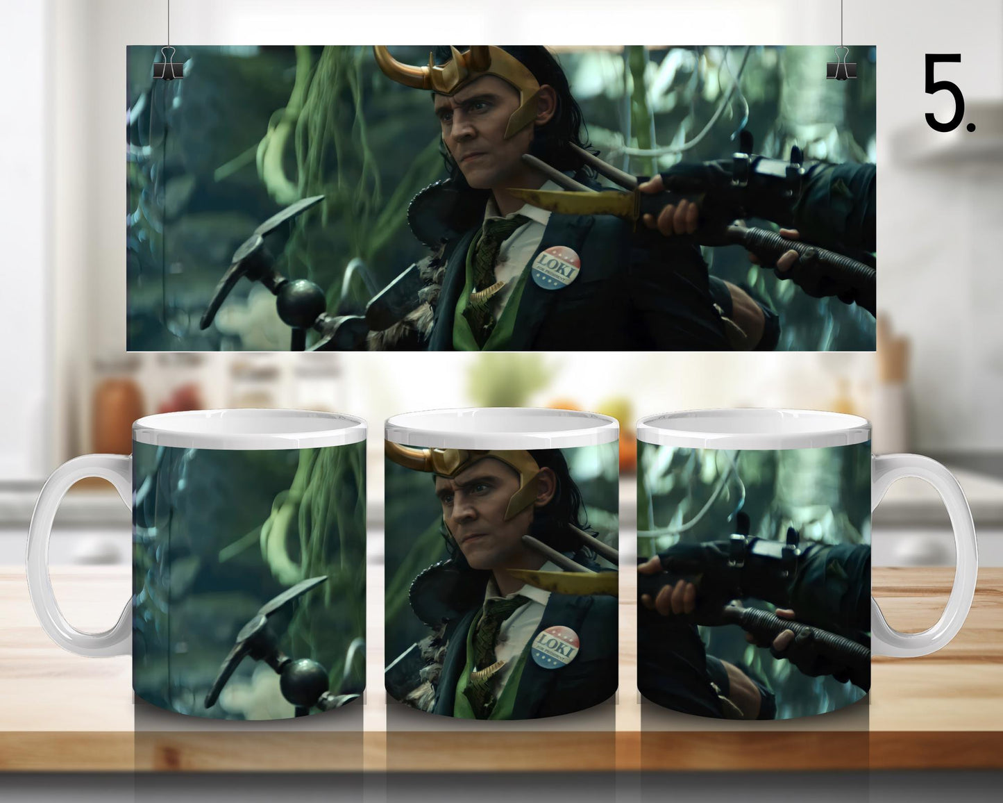 Loki | 100% CERAMIC MUG, 11Oz = 330ml