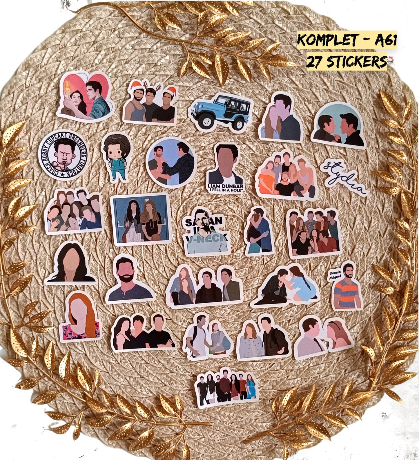 Teen Wolf Stickers | MTV Vinyl Pack | Scott, Stiles & Lydia