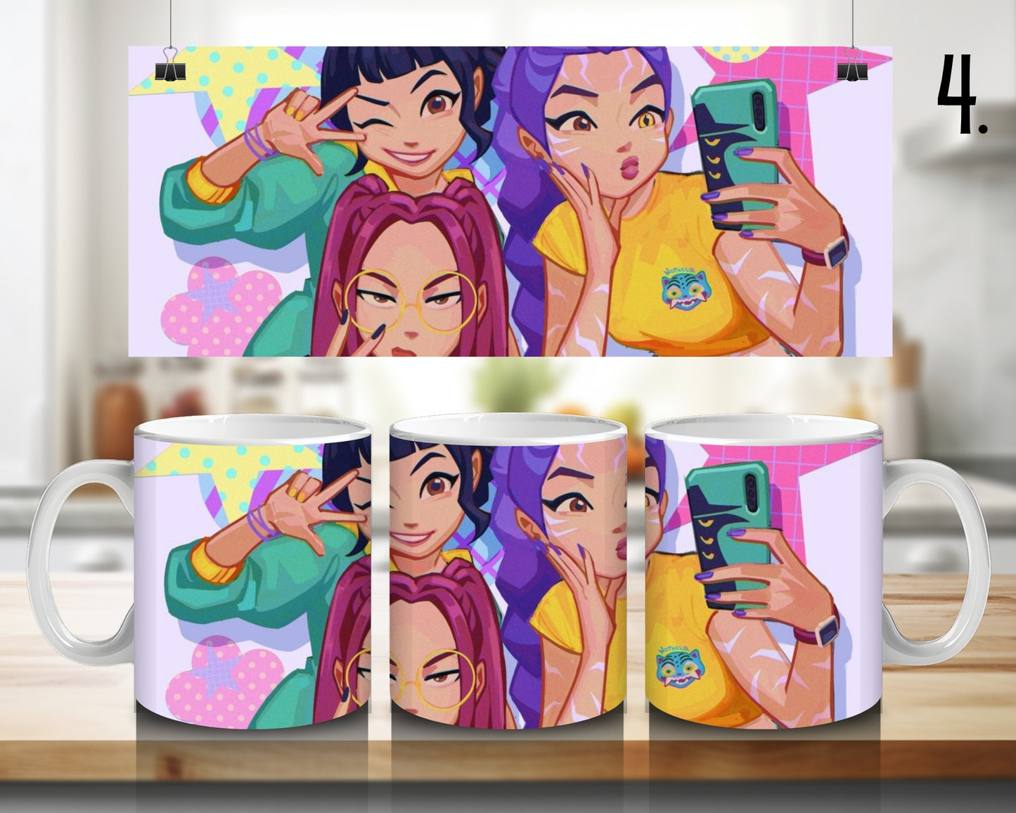 Kpop Demon Hunters | 100% CERAMIC MUG, 11Oz = 330ml