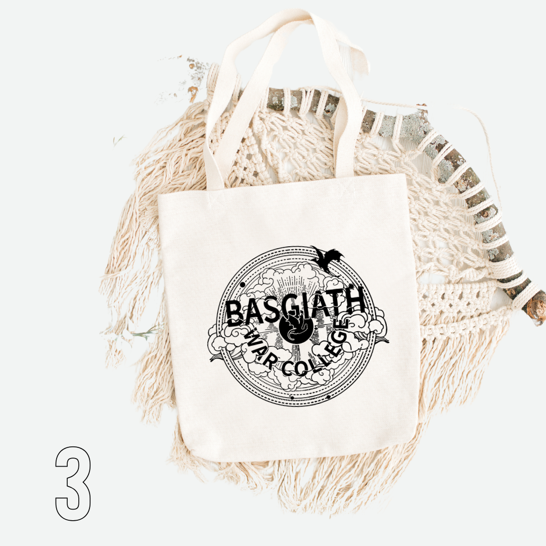 Fourth Wing, Iron Flame, Onyx Storm - 100% Cotton | Tote Bag
