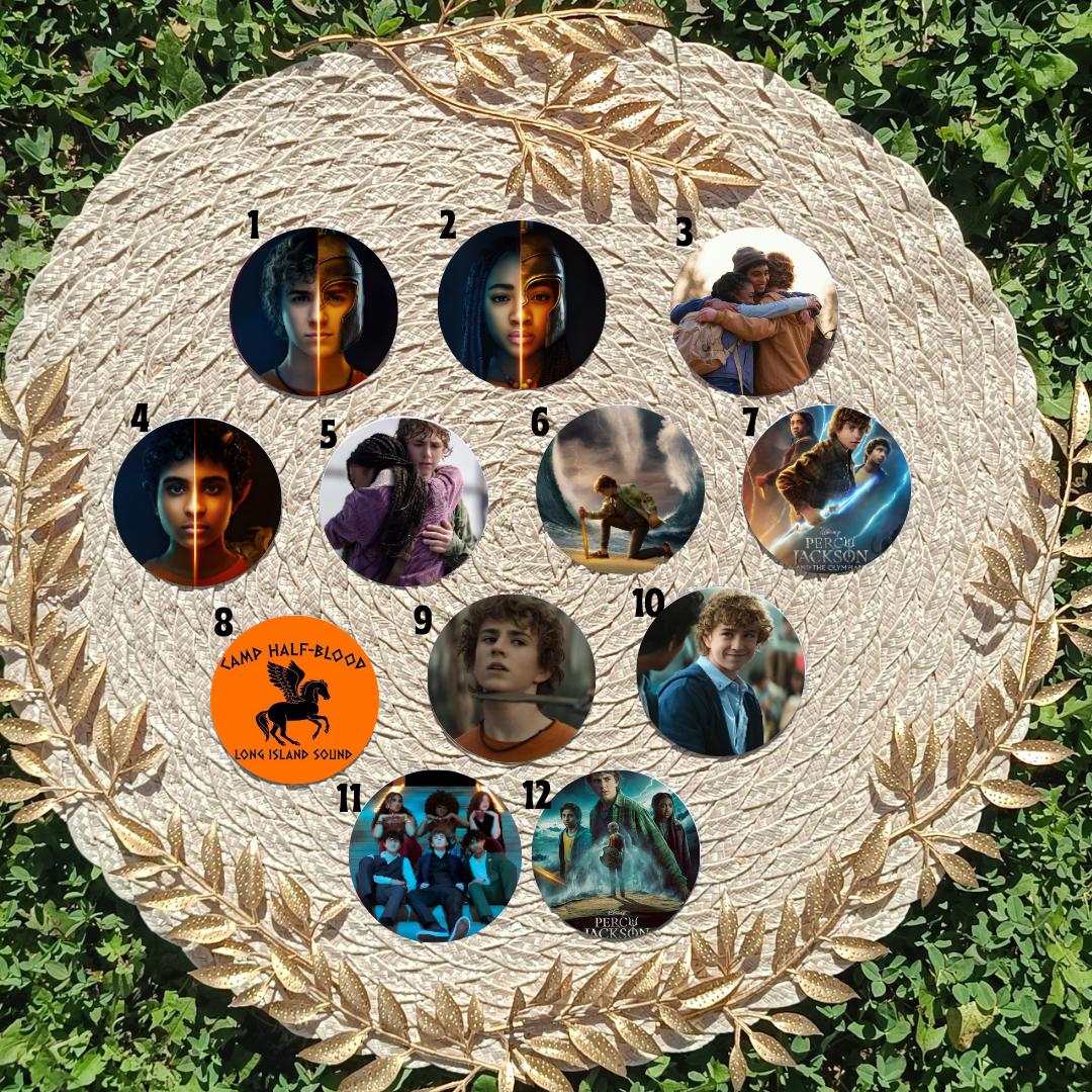 Percy Jackson and the Olympians | Backpack pin | Magnet | Keychain