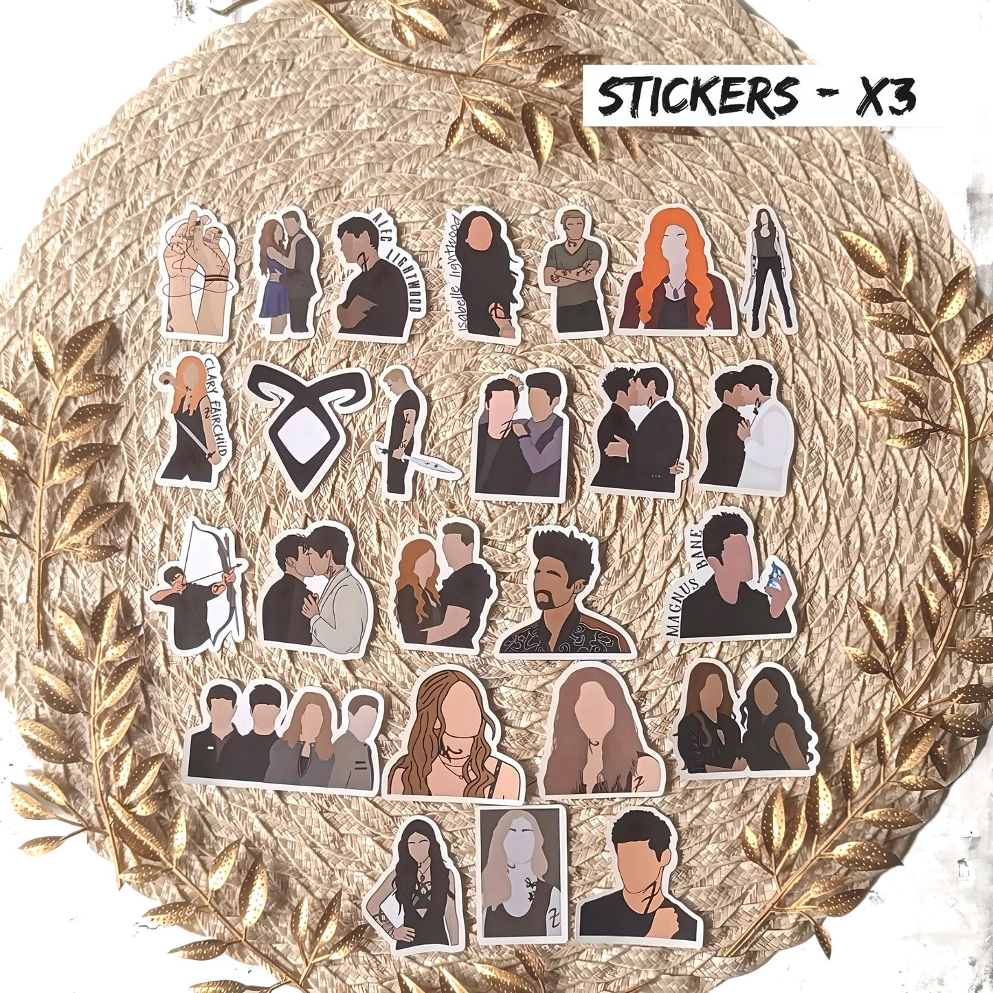 Shadowhunters Stickers | Mortal Instruments Vinyl Sticker Pack