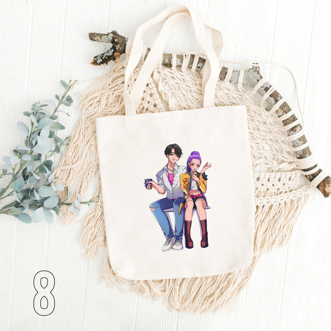 Kpop Demon Hunters - 100% Cotton | Tote Bag
