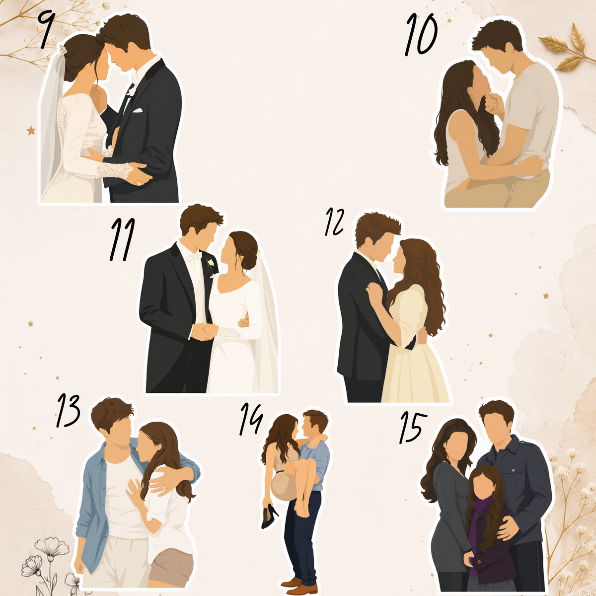 Naklejka – Zmierzch / Twilight, Edward & Bella