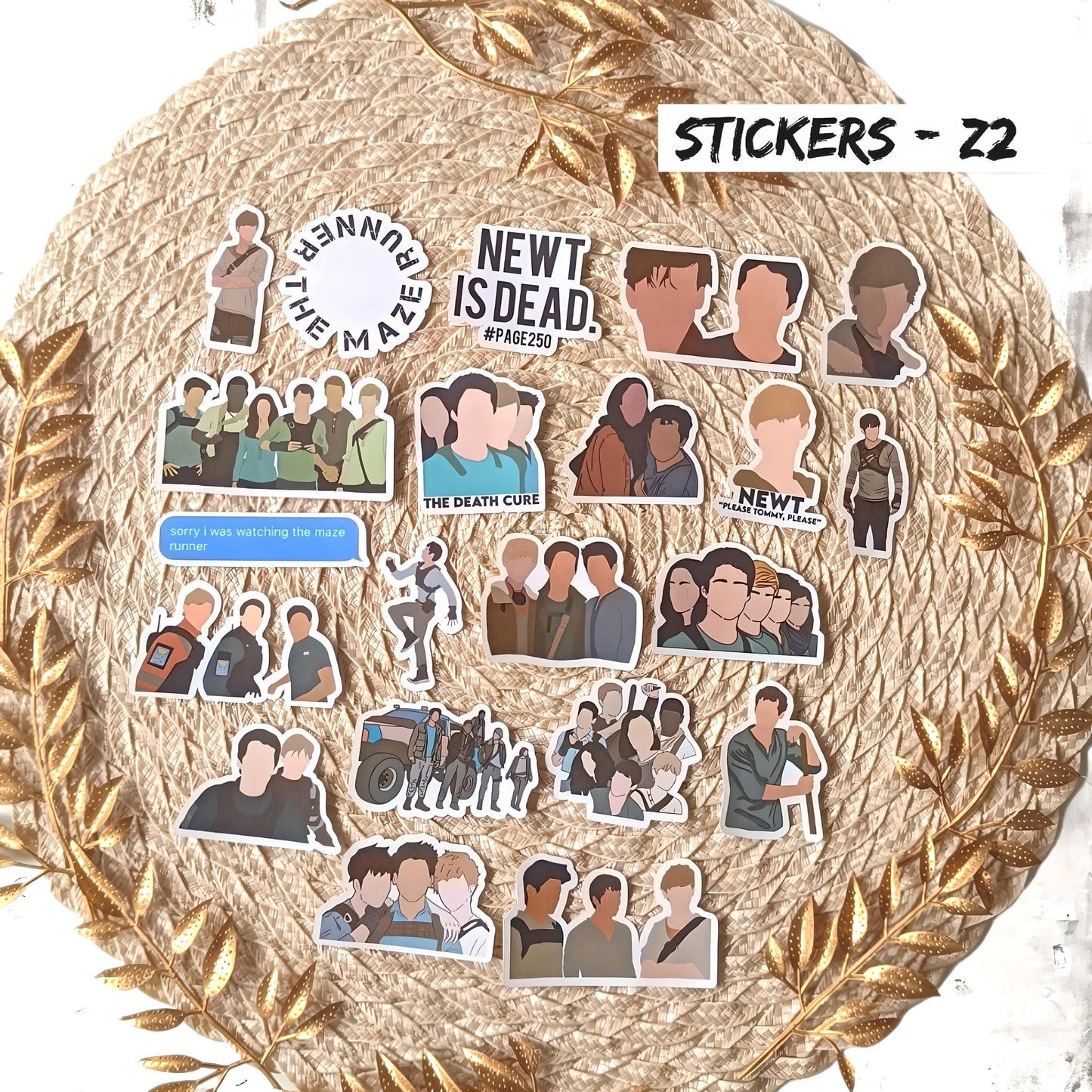 The Maze Runner Stickers | Dystopian Vinyl Sticker Pack