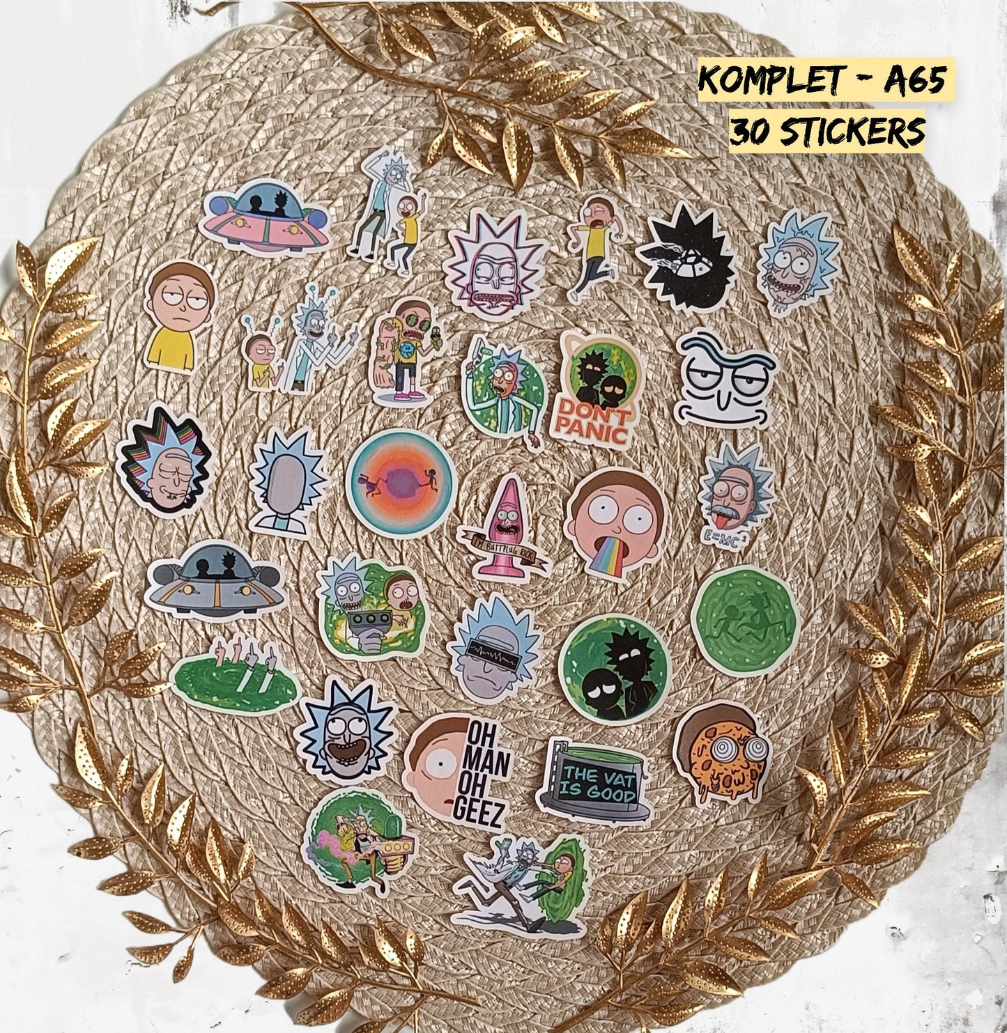 Rick and Morty Stickers | Multiverse Vinyl Pack
