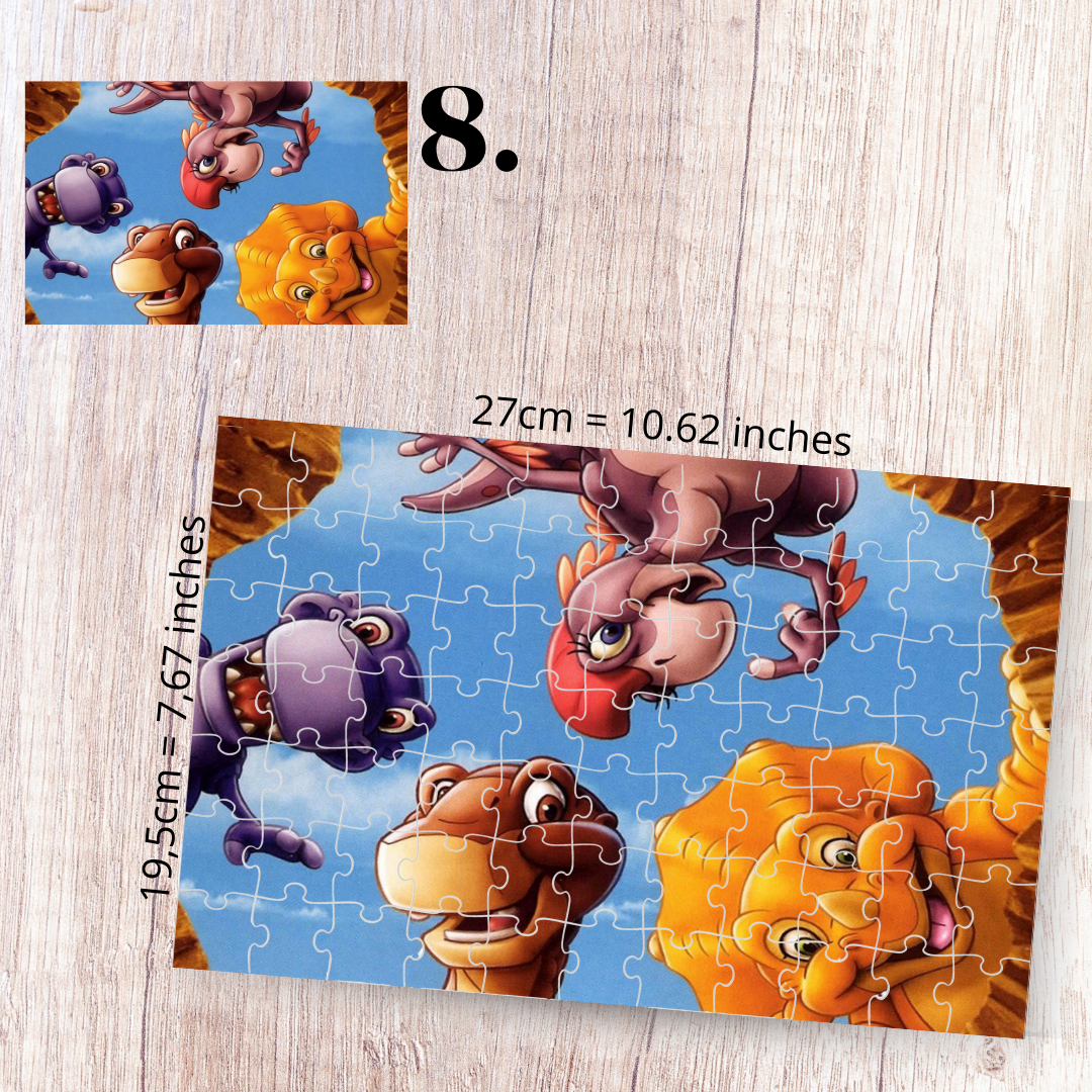 Puzzle 88 elementów – Pradawny ląd / The Land Before Time