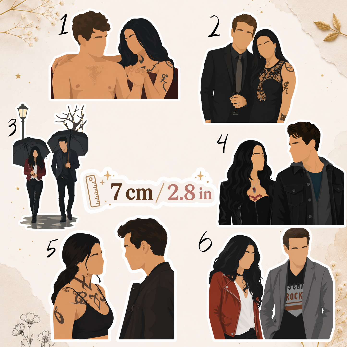 Naklejka – Shadowhunters, Simon & Izzy