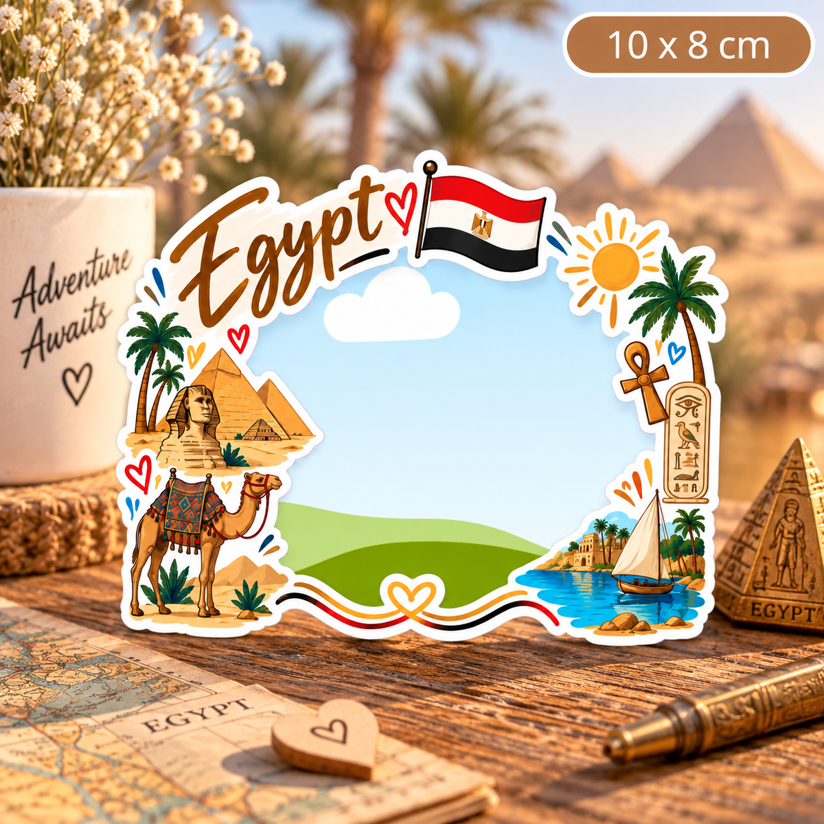 Personalizowany magnes ze zdjęciem Egipt – Egypt