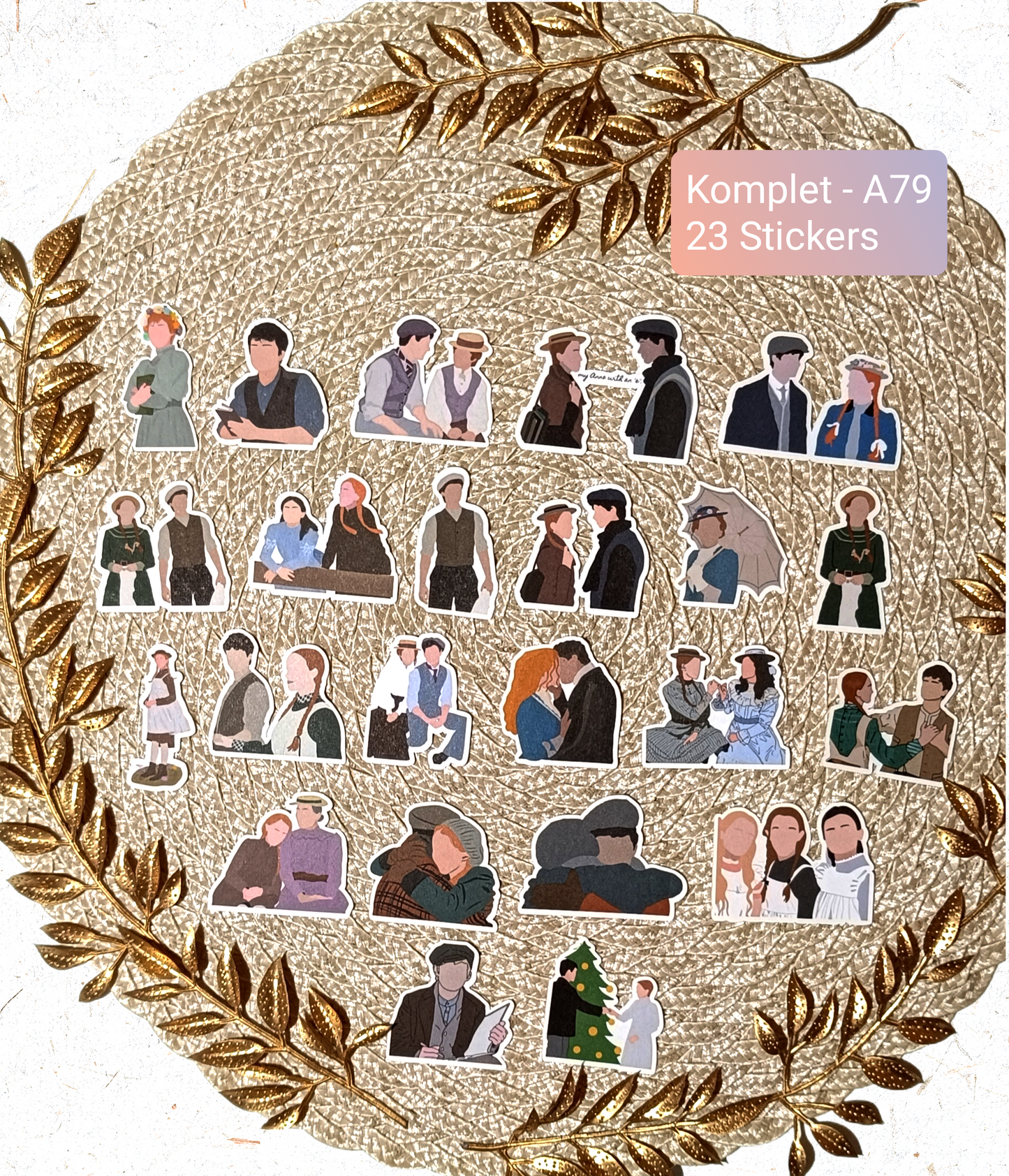 Anne with an E Stickers | Green Gables Vinyl Sticker Pack