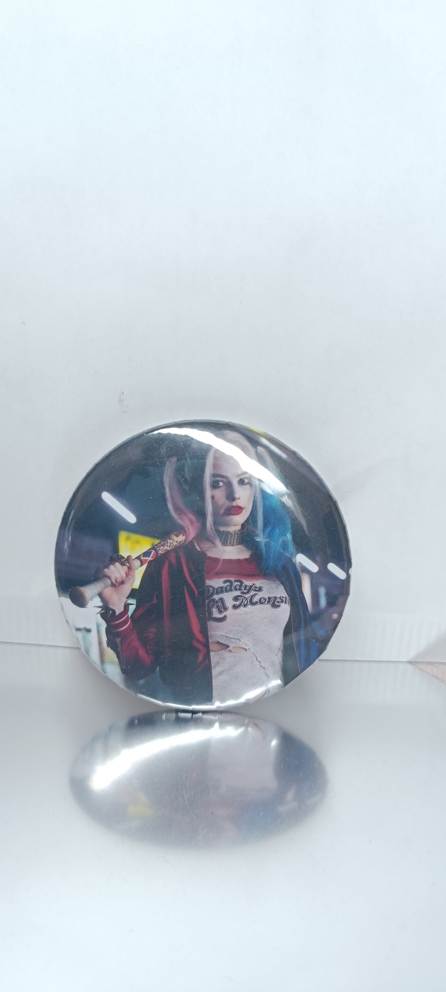 Przypinka Harley Quinn 58 mm | Fan-made pin | OUTLET