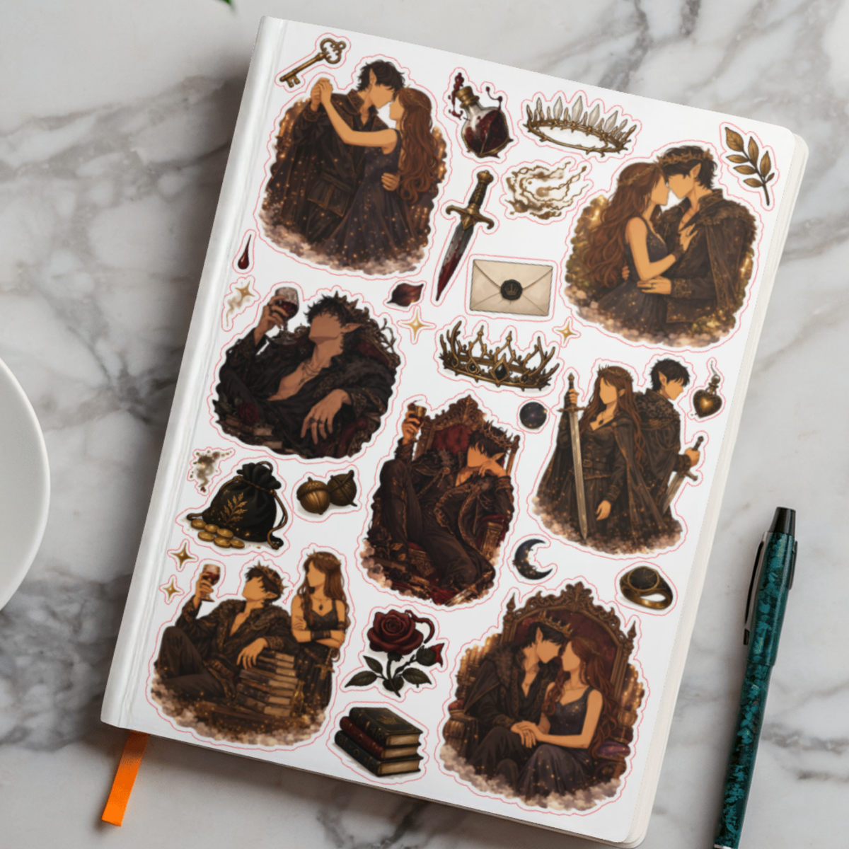 Sticker sheet – The Cruel Prince D9