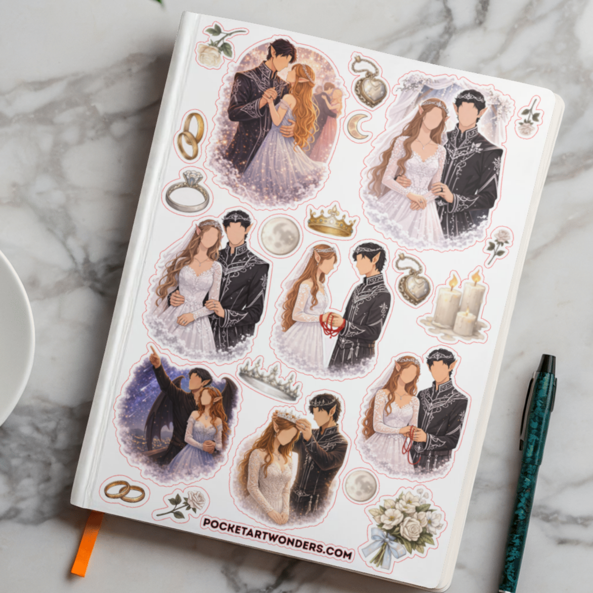 Sticker Sheet - A Court of Thorns and Roses / ACOTAR D6