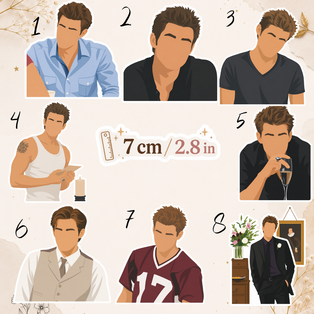 Naklejka – Pamiętniki wampirów / The Vampire Diaries, Stefan Salvatore