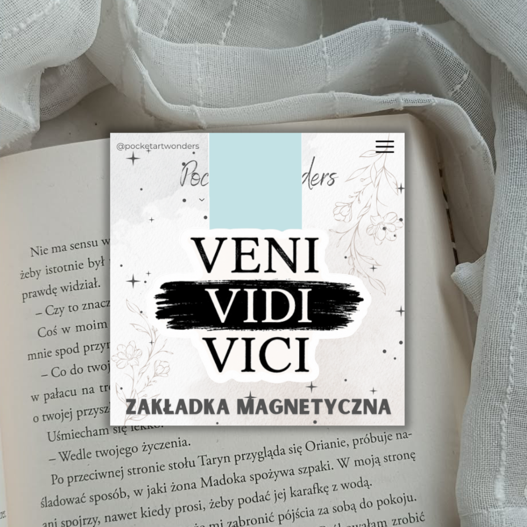 Zakładka magnetyczna – Veni, Vidi, Vici