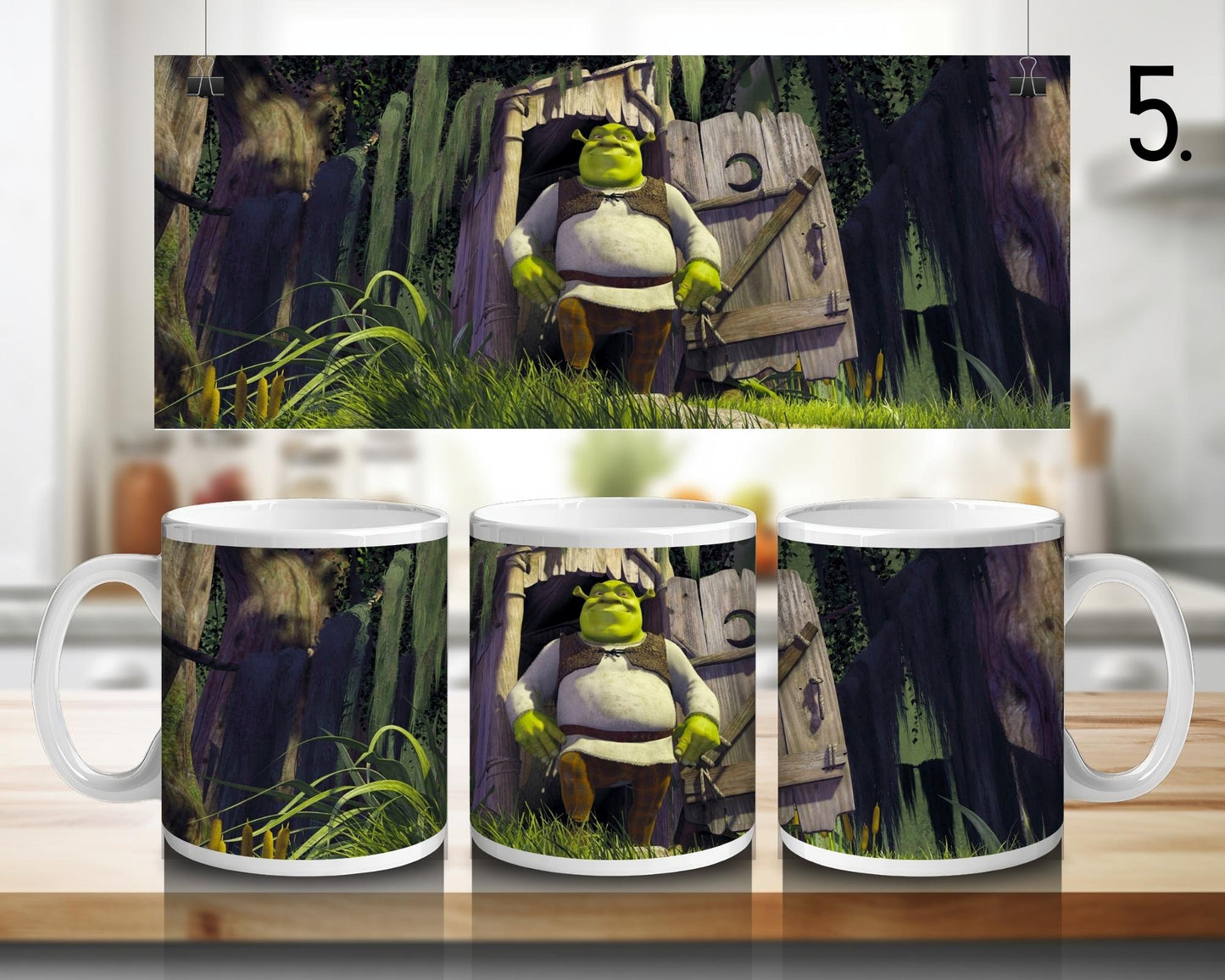 Shrek | 100% CERAMIC MUG, 11Oz = 330ml