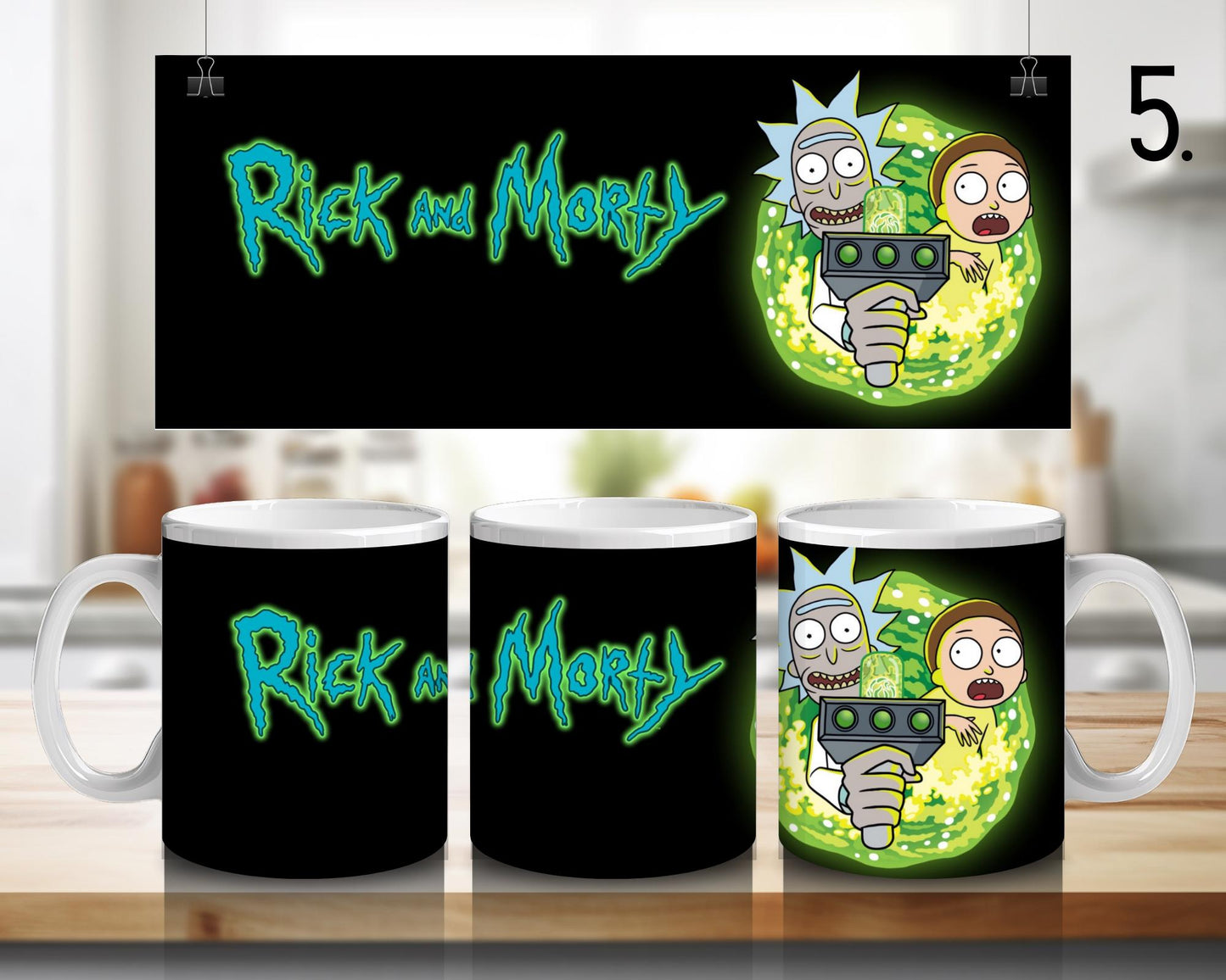 Rick and Morty | 100% CERAMIC MUG, 11Oz = 330ml