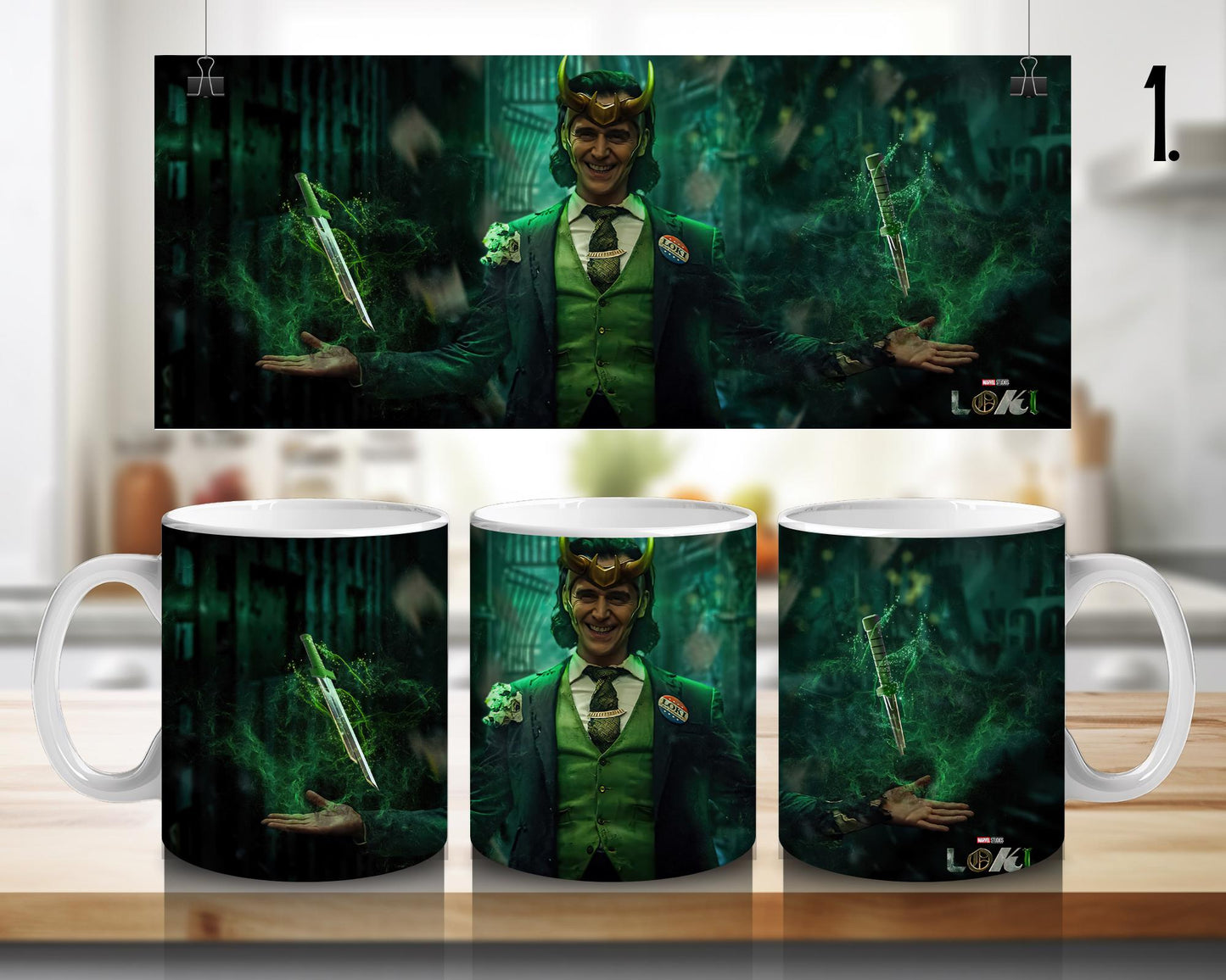 Loki | 100% CERAMIC MUG, 11Oz = 330ml