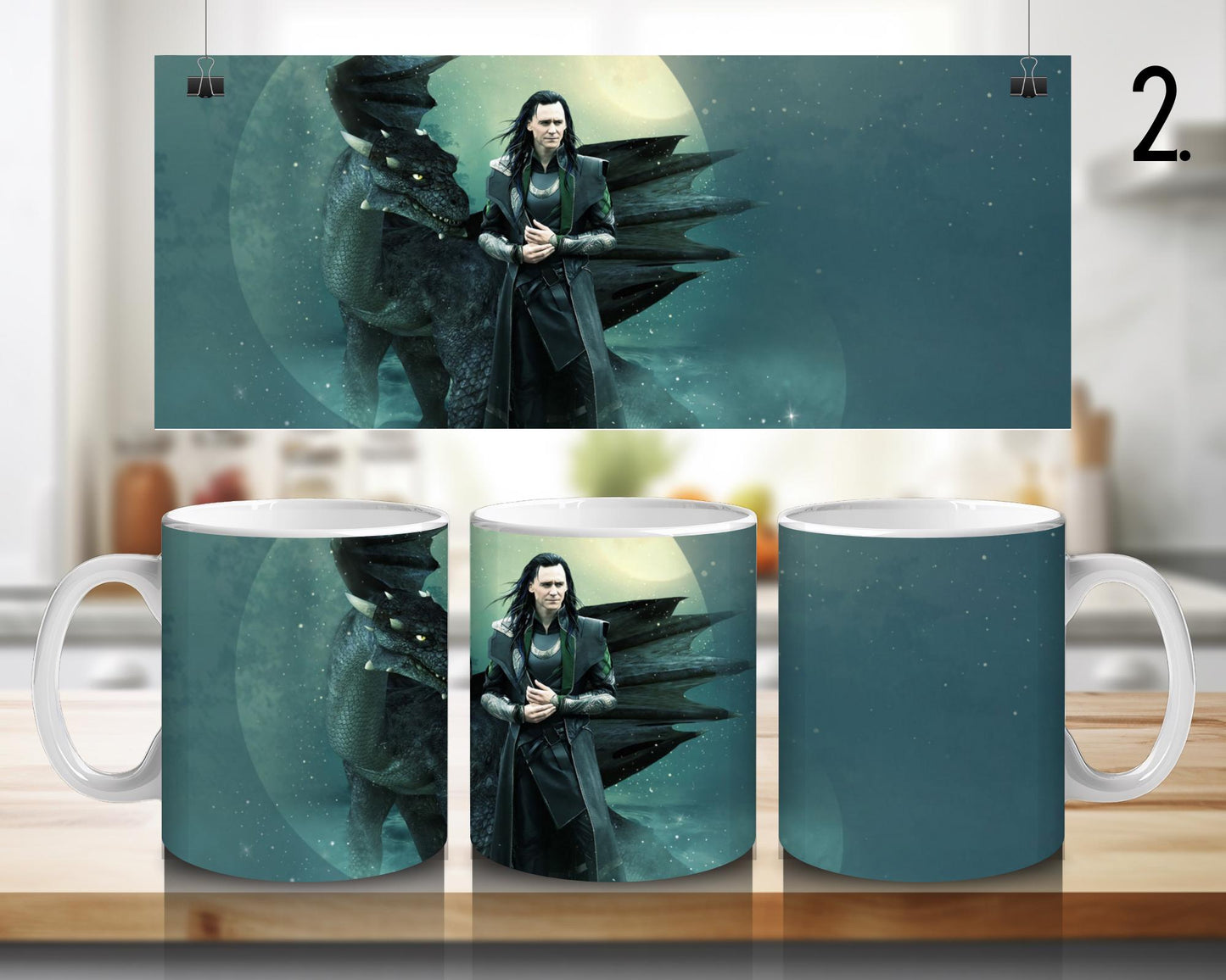 Loki | 100% CERAMIC MUG, 11Oz = 330ml