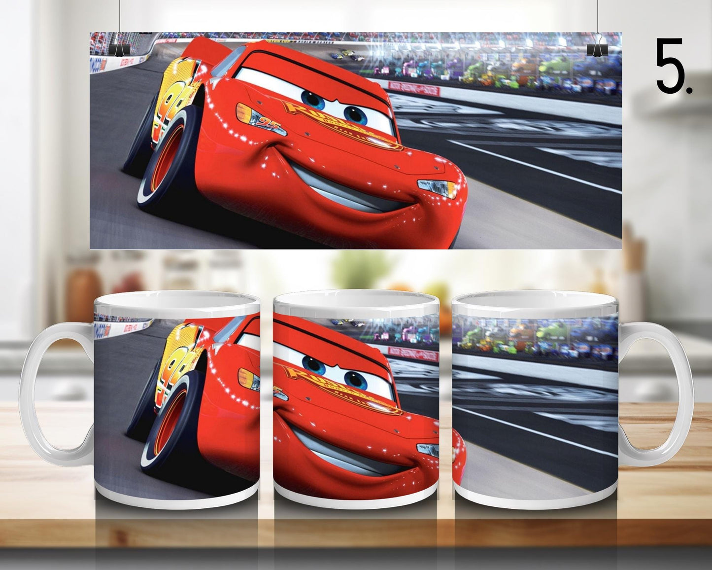 Cars | 100% CERAMIC MUG, 11Oz = 330ml
