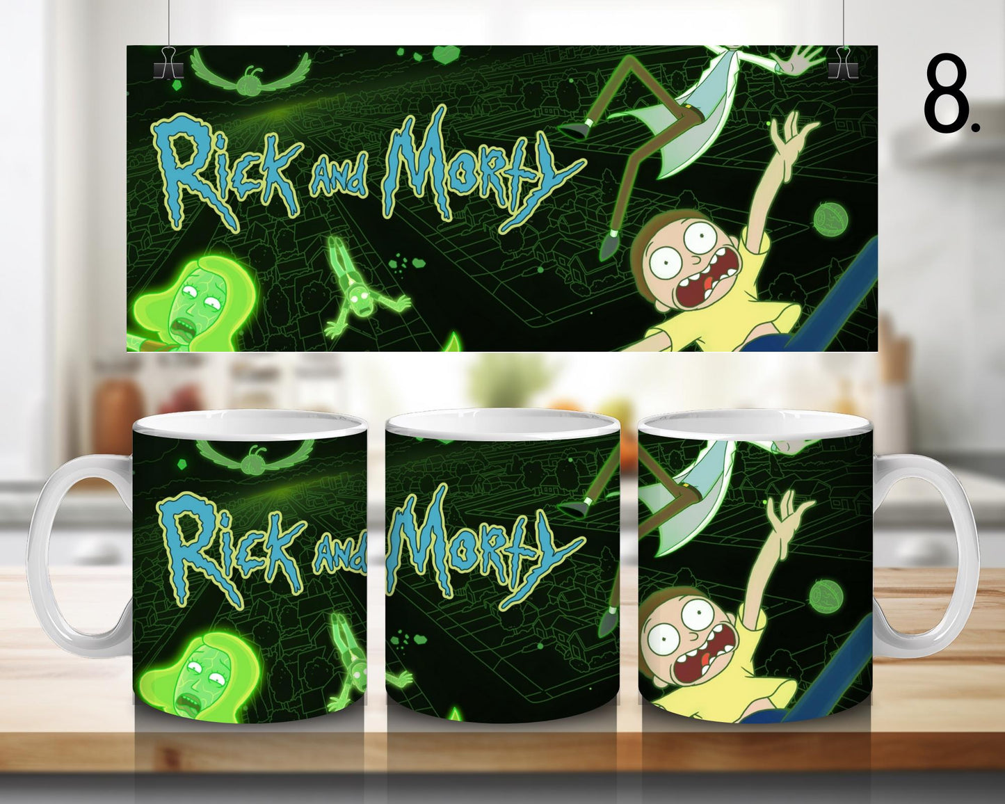 Rick and Morty | 100% CERAMIC MUG, 11Oz = 330ml