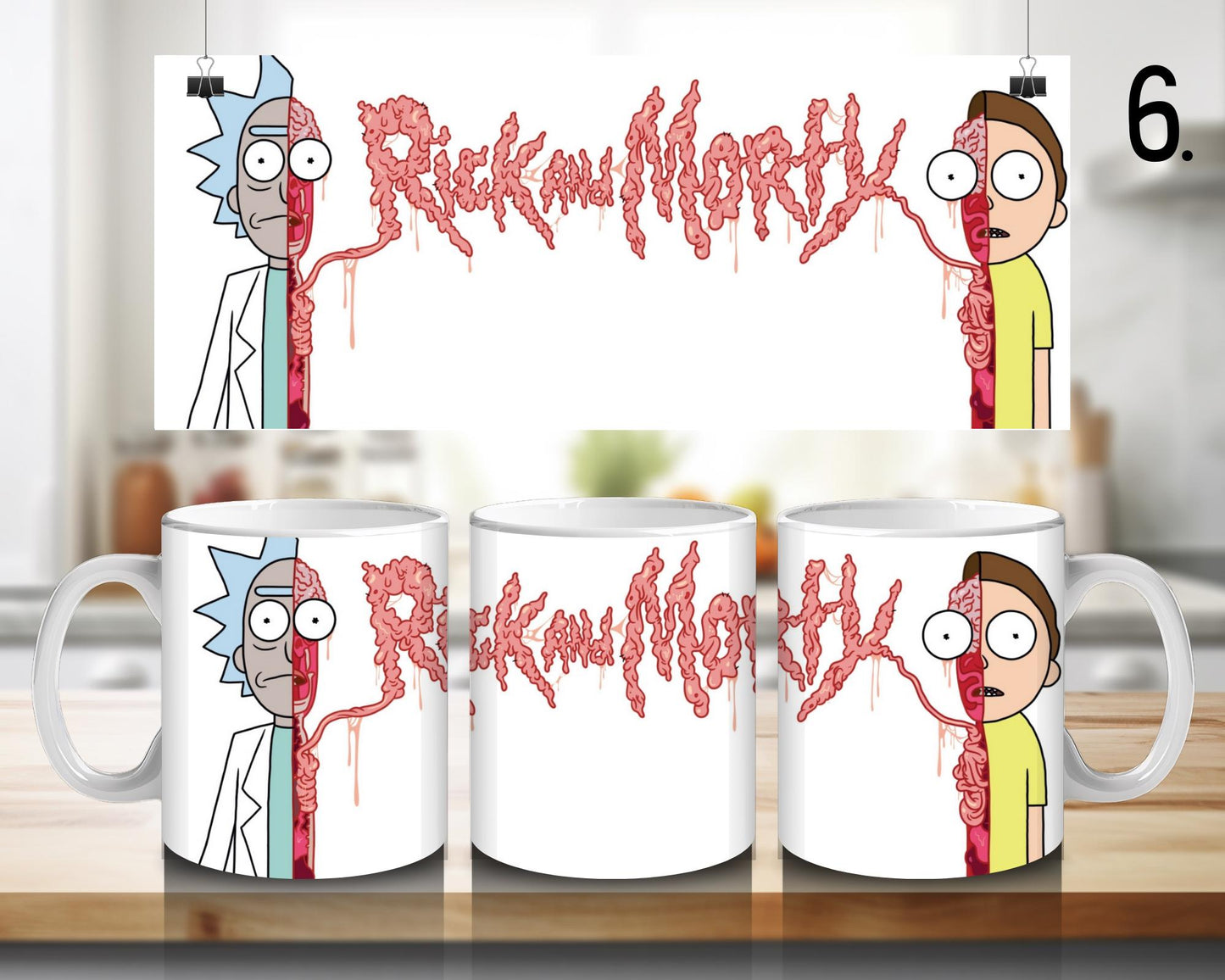 Rick and Morty | 100% CERAMIC MUG, 11Oz = 330ml