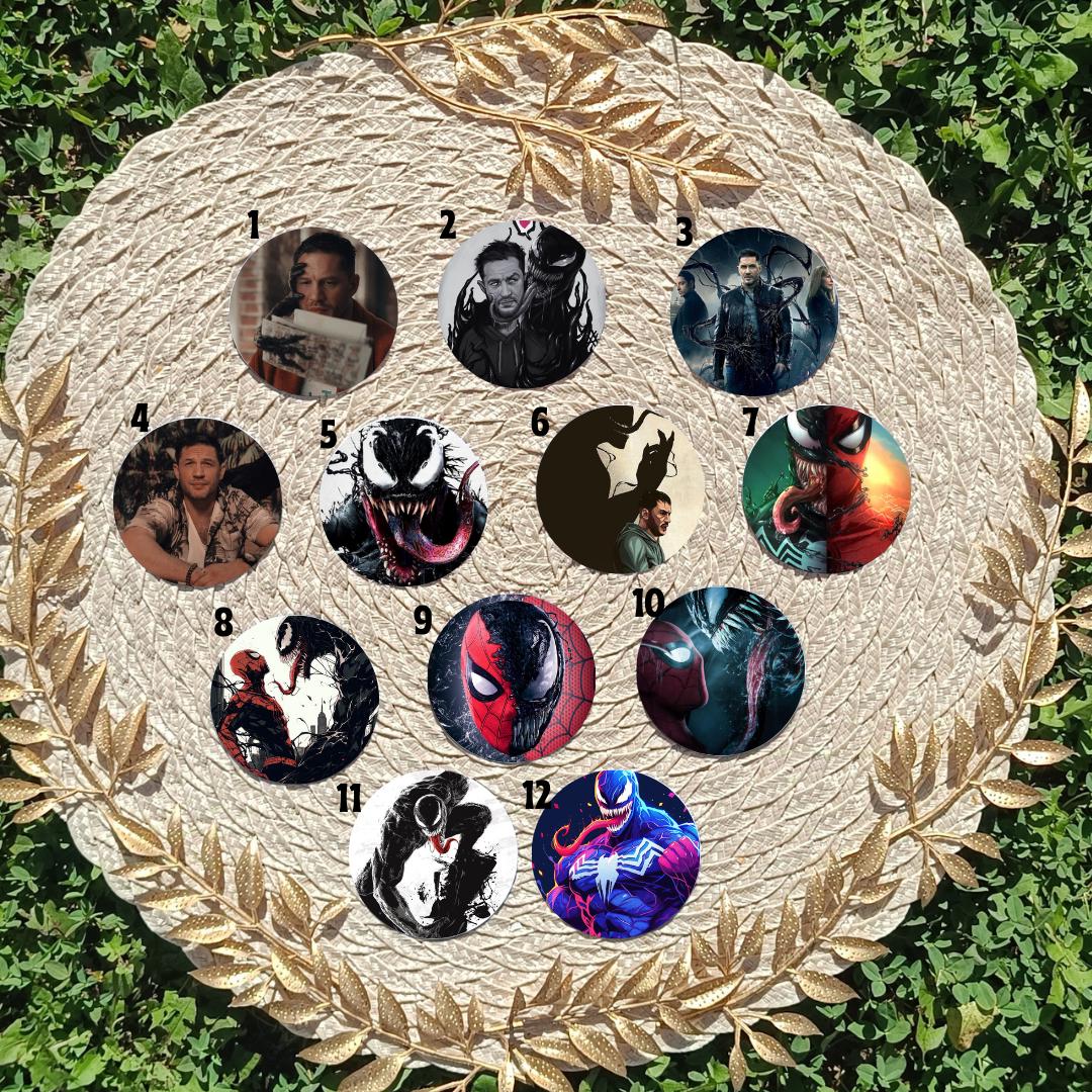Venom | Backpack pin | Magnet | Keychain