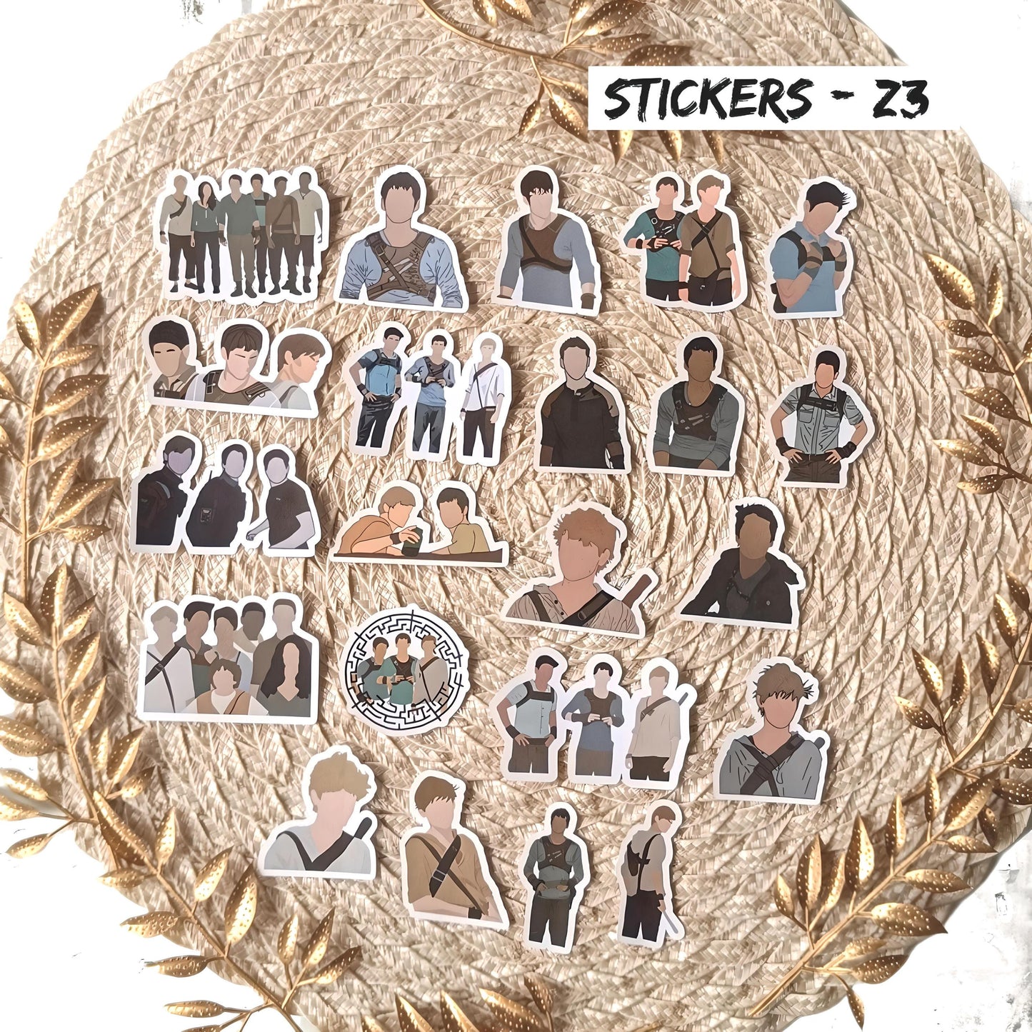 The Maze Runner Stickers | Dystopian Vinyl Sticker Pack
