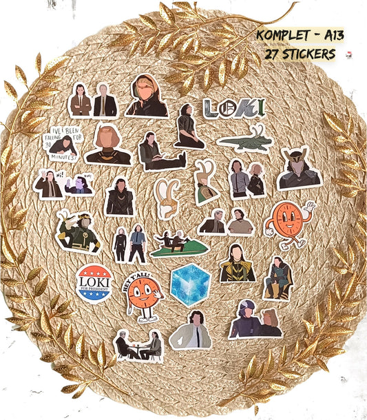 Zestaw naklejek Loki / Loki – Asgard, Avengers