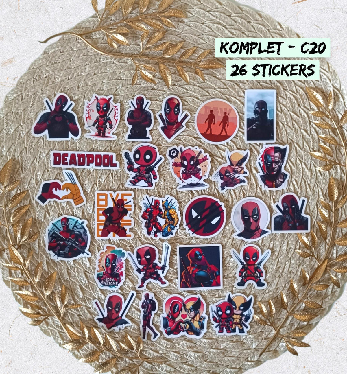 Sticker Set - Deadpool & Wolverine