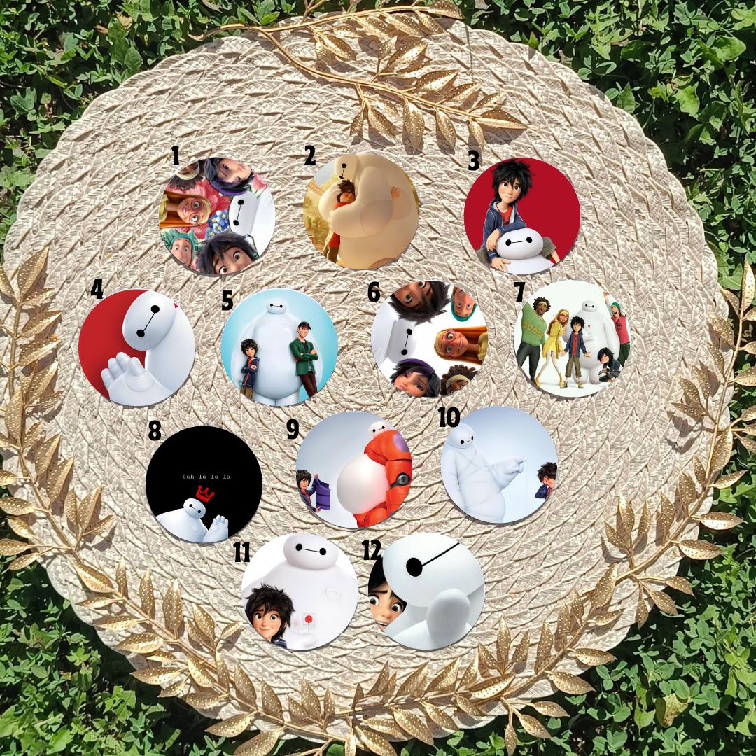 Przypinka 58 mm – Wielka Szóstka / Big Hero 6