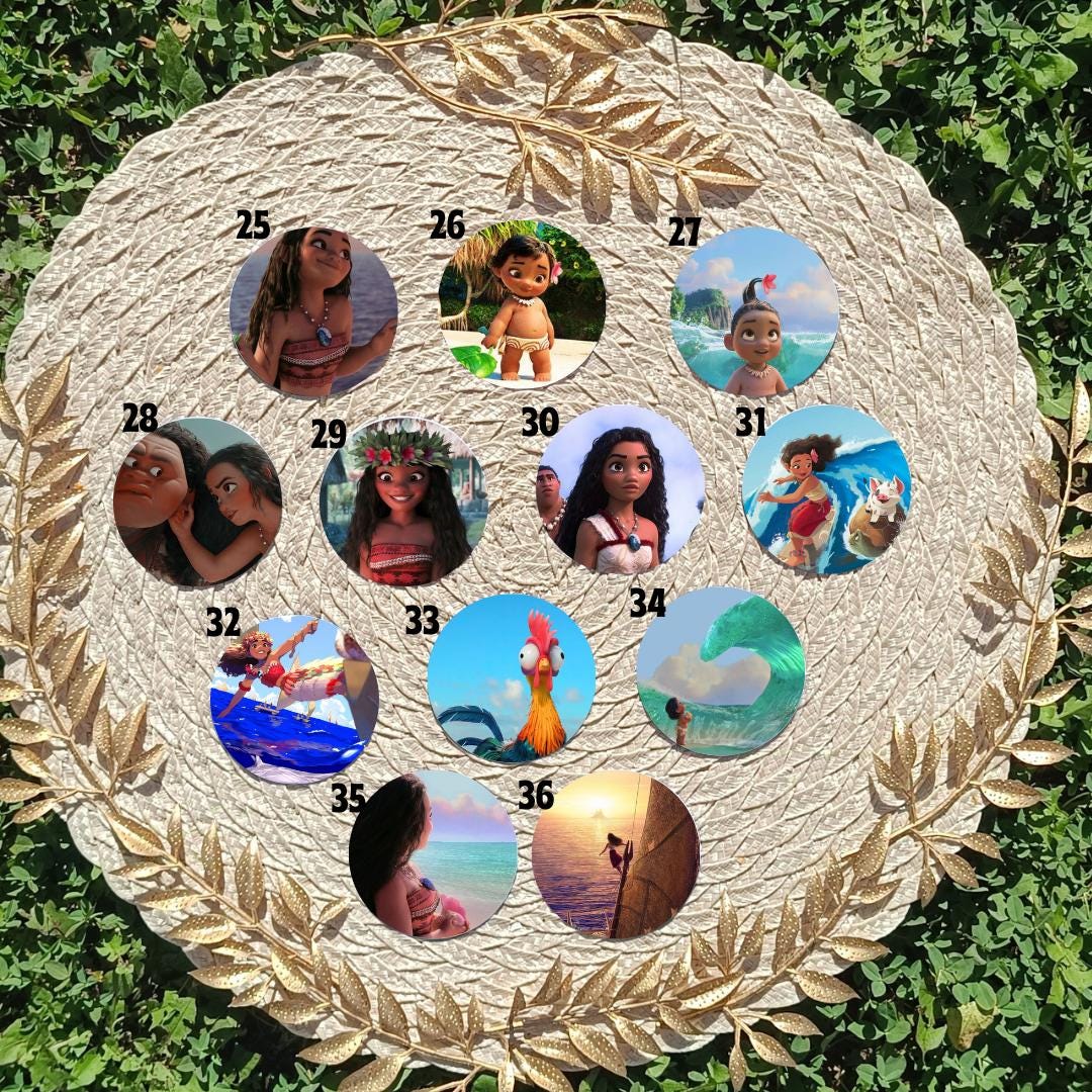Przypinka 58 mm – Vaiana / Moana
