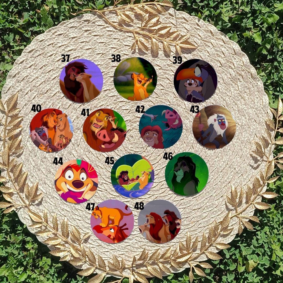 Przypinka 58 mm – Król Lew / The Lion King