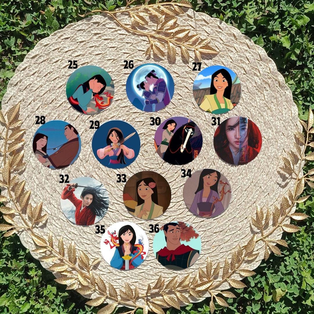 Magnet 58mm - Mulan