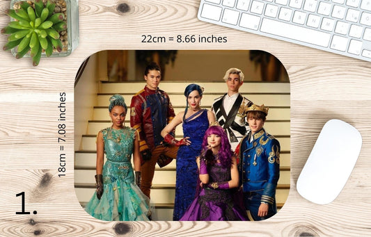 Podkładka pod mysz Następcy / Descendants – Mal, Evie i Jay