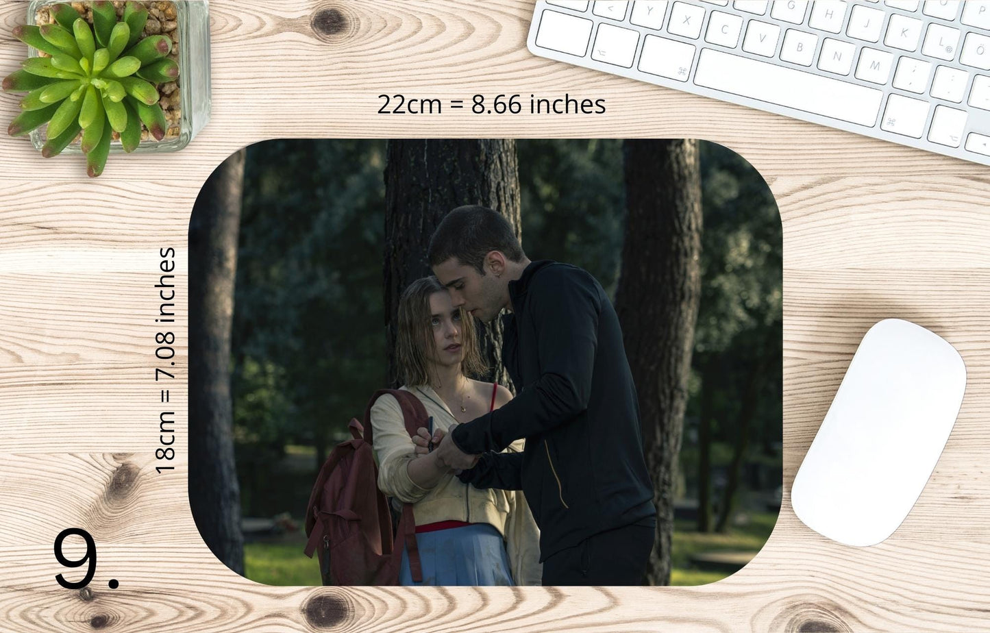 Through My Window Mousepad – Raquel and Ares