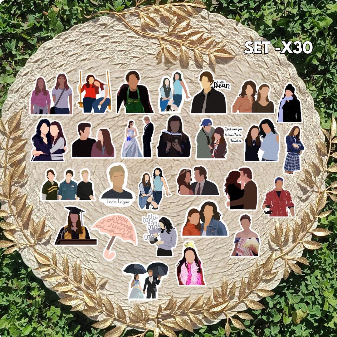 Zestaw naklejek Kochane kłopoty / Gilmore Girls – Lorelai i Rory