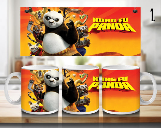Kubek ceramiczny Kung Fu Panda / Kung Fu Panda – Po i Shifu