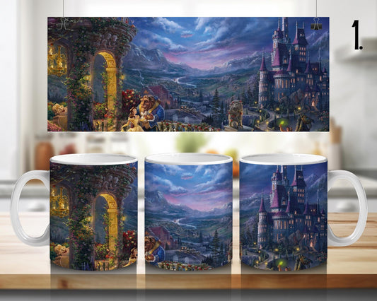 Kubek ceramiczny Piękna i Bestia / Beauty and the Beast – Belle i Bestia