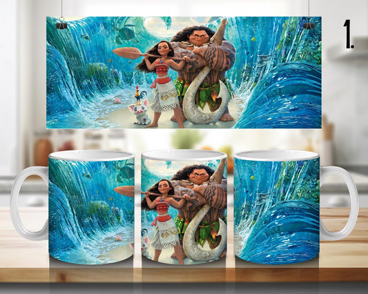 Kubek ceramiczny Vaiana / Moana – Moana i Maui