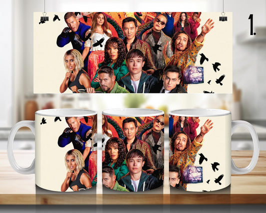 The Umbrella Academy Ceramic Mug – Number Five and Klaus