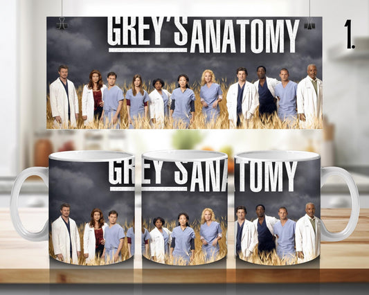 Kubek ceramiczny Chirurdzy / Grey’s Anatomy – Meredith Grey i Derek Shepherd