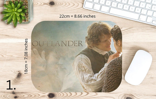 Outlander Mousepad / Outlander – Claire and Jamie Fraser