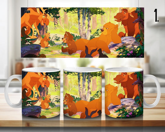 Kubek ceramiczny Mój brat niedźwiedź / Brother Bear – Koda i Kenai