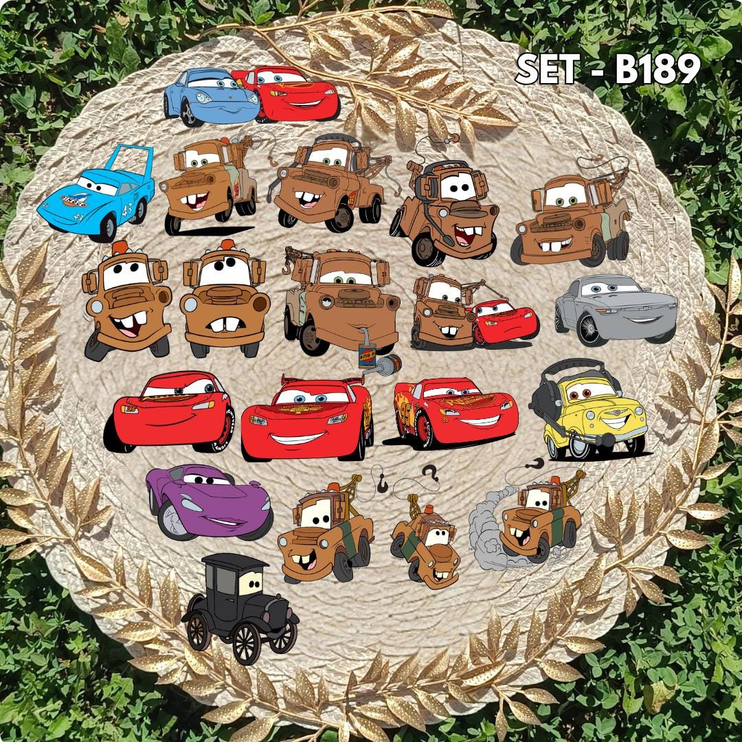 Cars Sticker Set – Lightning McQueen