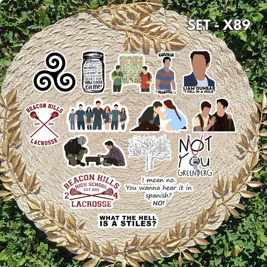 Zestaw naklejek Teen Wolf / Teen Wolf – Scott McCall i Stiles Stilinski