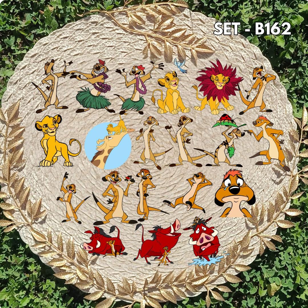 Zestaw naklejek – Król Lew / The Lion King