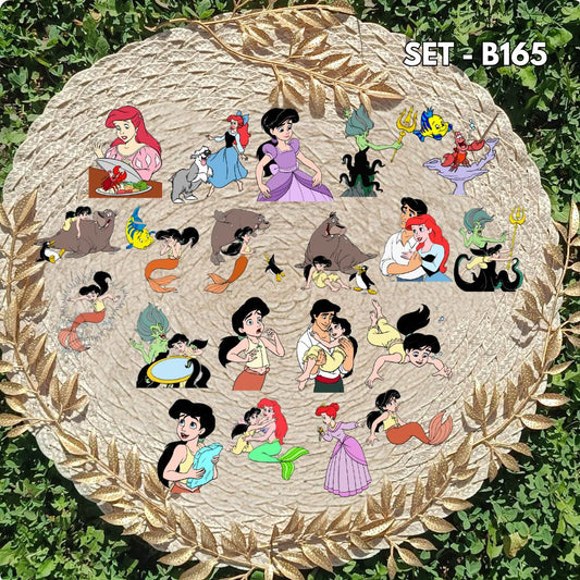Zestaw naklejek Mała Syrenka / The Little Mermaid – Ariel